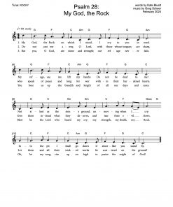 psalm_028-my_god_the_rock-tune_rocky Psalm 28: My God, the Rock