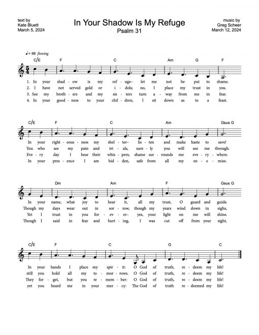 Psalm 31: In Your Shadow Is My Refuge