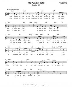 Psalm 63: You Are My God