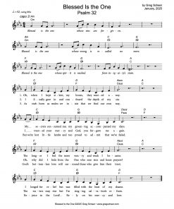 Psalm 32: Blessed Is the One