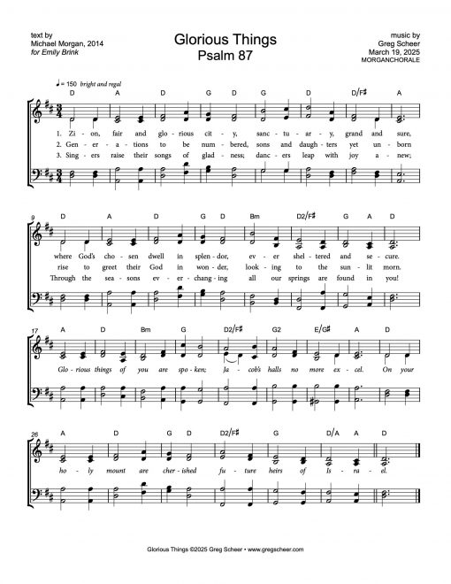 Psalm 87: Glorious Things