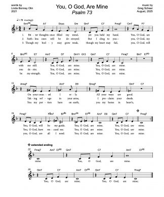 Psalm 73: You, O God, Are Mine