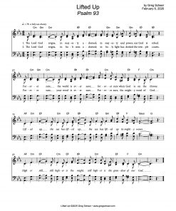 psalm_093-lifted_up-SATB Psalm 93: Lifted Up