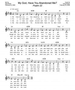 Psalm 22: My God, Have You Abandoned Me?